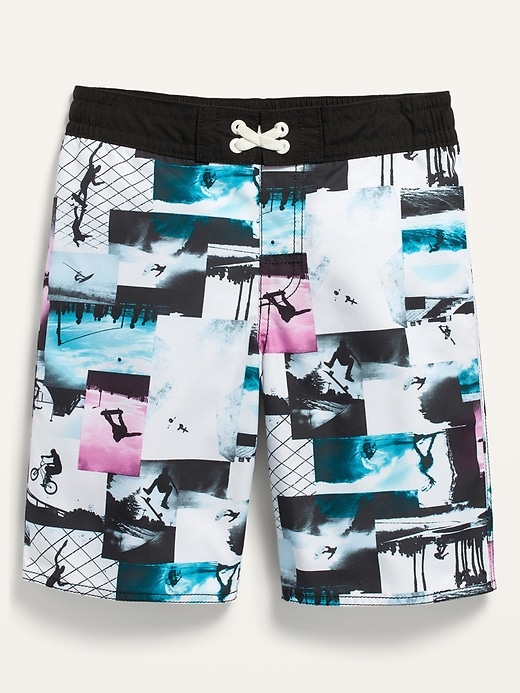 Printed Board Shorts For Boys