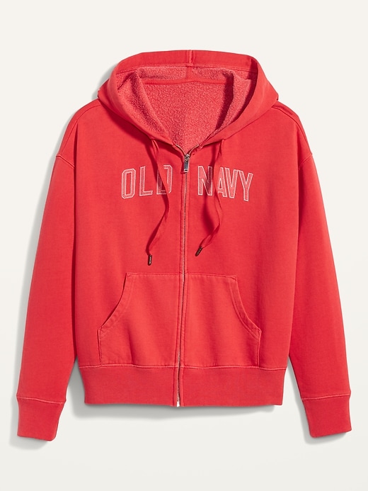 Old Navy - Logo-Graphic Specially-Dyed Zip-Front Hoodie for Women