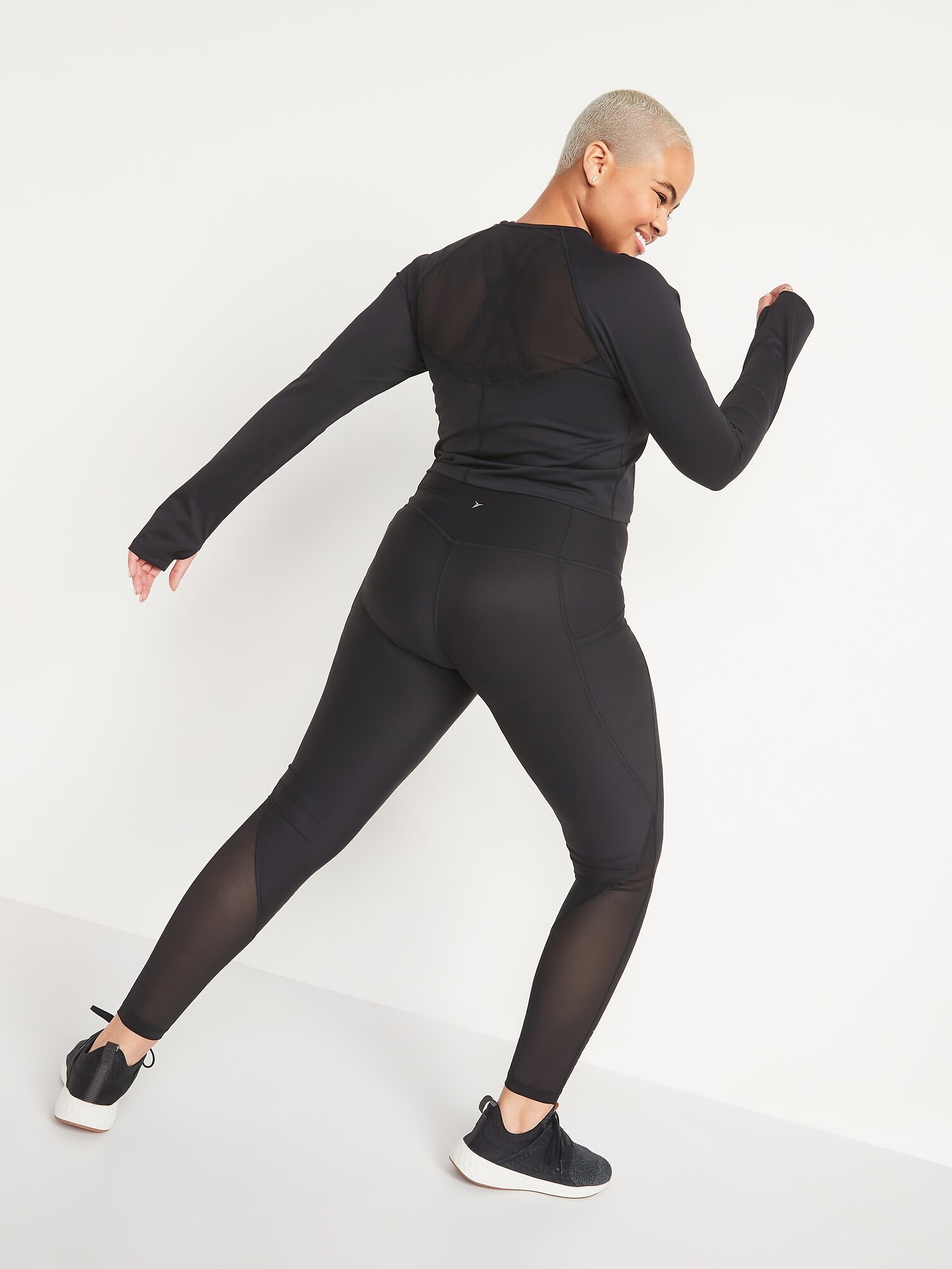 High-Waisted Elevate Powersoft Run Leggings for Women | Old Navy