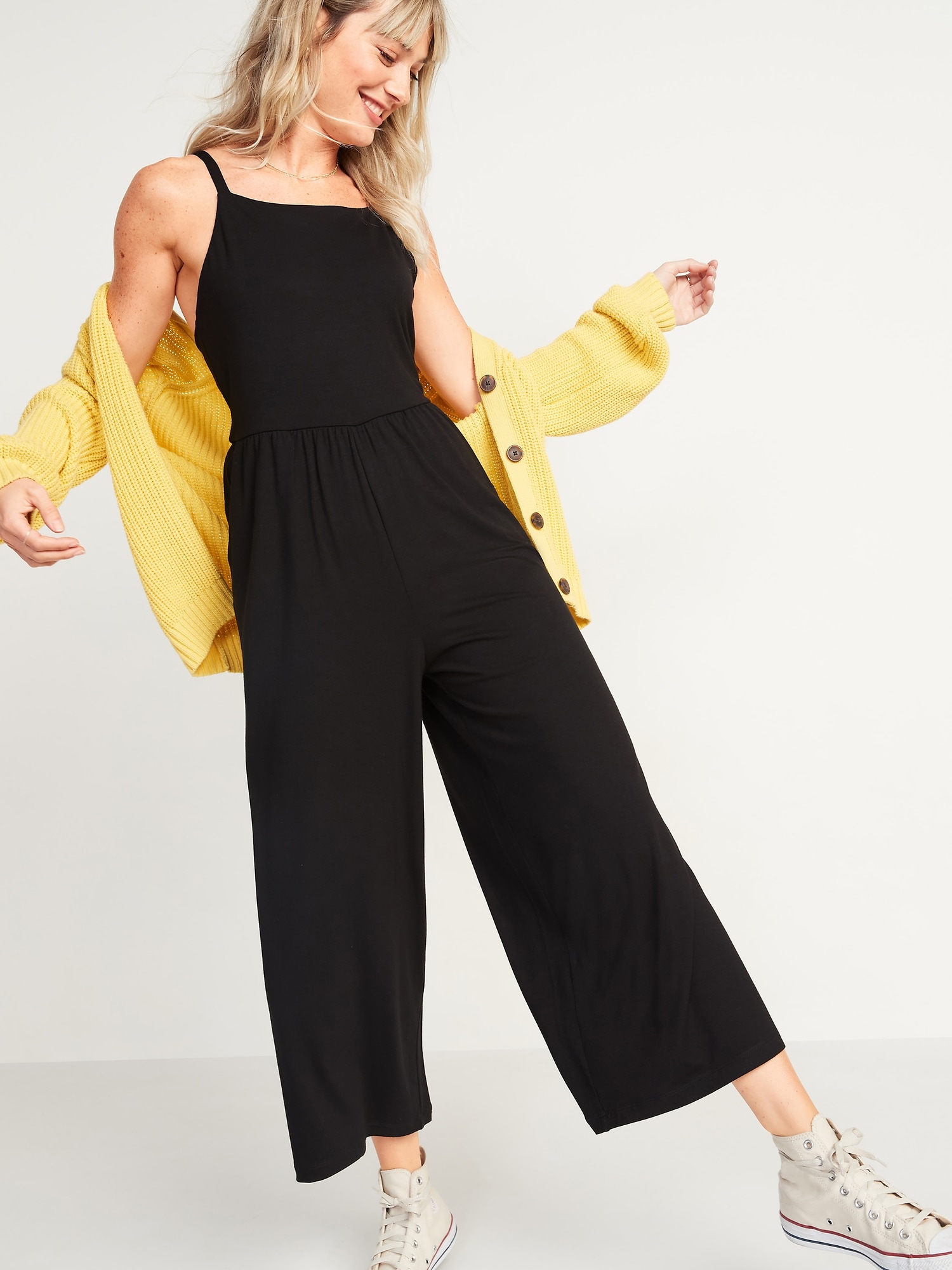 Sleeveless Jersey-Knit Cami Jumpsuit for Women | Old Navy