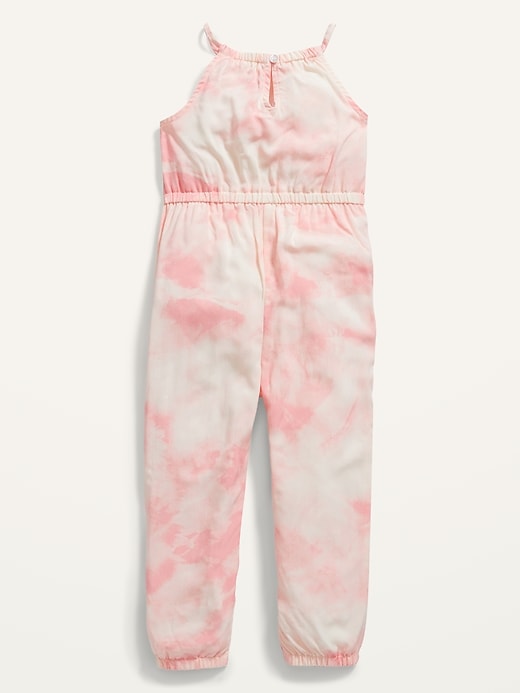 View large product image 2 of 2. Sleeveless Printed Jumpsuit for Toddler Girls