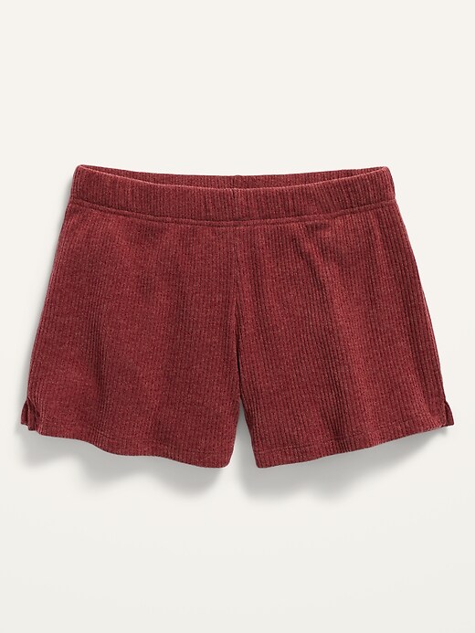 View large product image 1 of 1. Cozy Rib-Knit Lounge Shorts for Girls