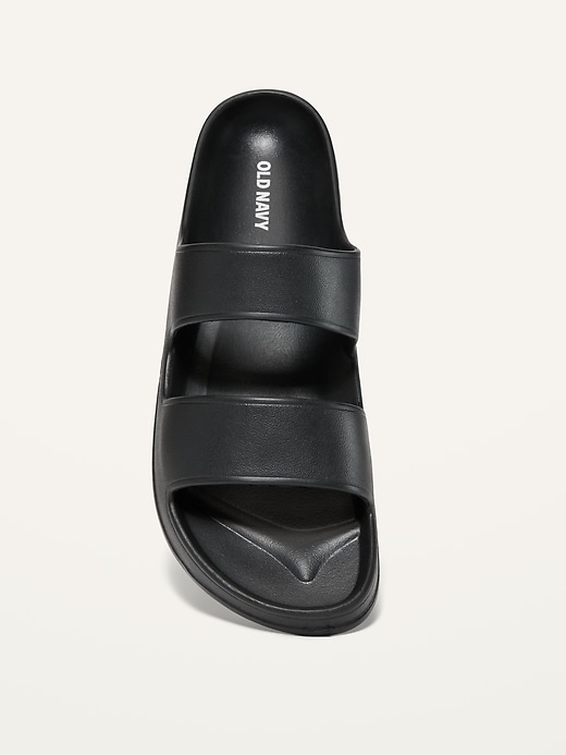 Image number 8 showing, Solid-Color Eva Double-Strap Slide Sandals For Women