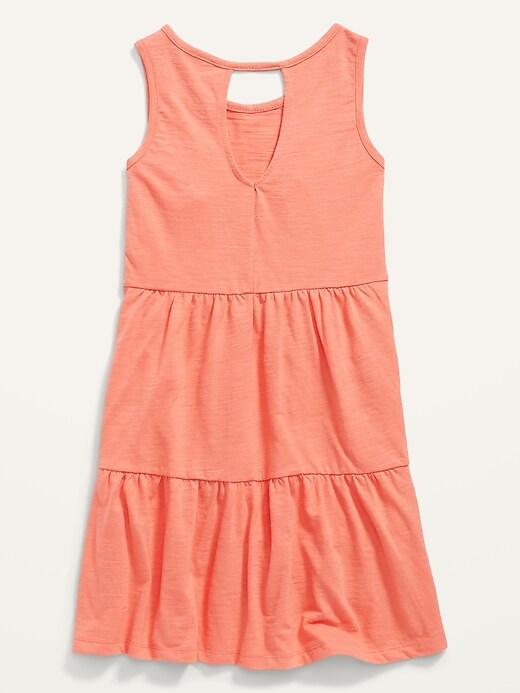 old navy slub knit dress OLD NAVY Short Sleeve Tiered Slub-Knit Mini Swing Dress L Large White 818041 NEW