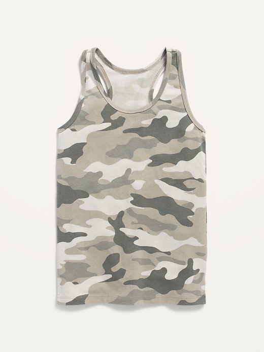 View large product image 1 of 1. Fitted Racerback Tank Top for Girls