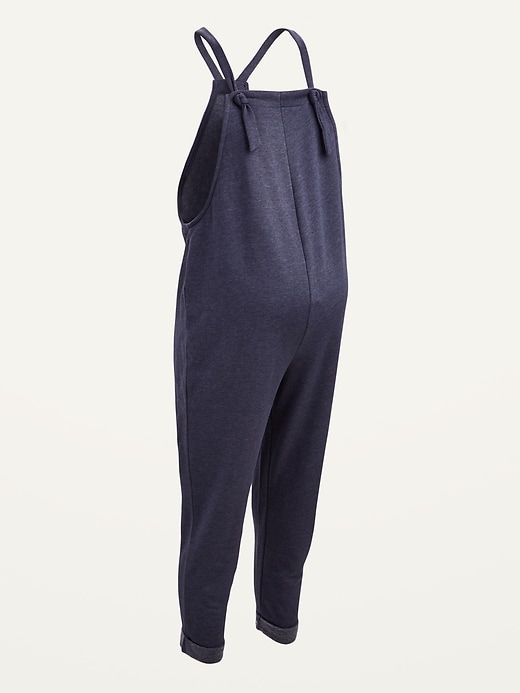 womens sweatpant overalls