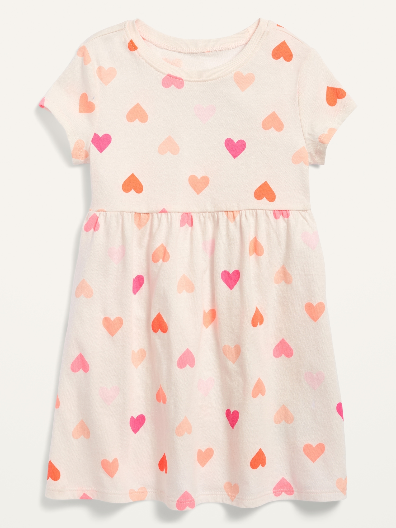 Fit & Flare Short-Sleeve Jersey Dress for Toddler Girls | Old Navy