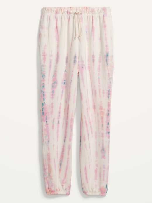 Image number 4 showing, Extra High-Waisted Tie-Dyed Plus-Size Sweatpants