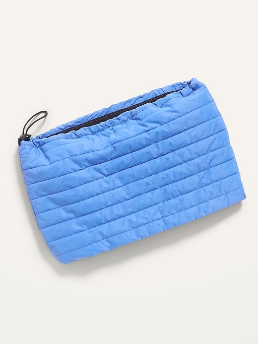 View large product image 2 of 2. Go-Warm Quilted Puffer Neck-Warming Tube Scarf For Adults