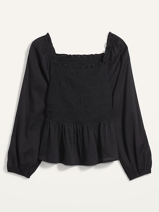 Ruffled Square-Neck Smocked Blouse for Women | Old Navy