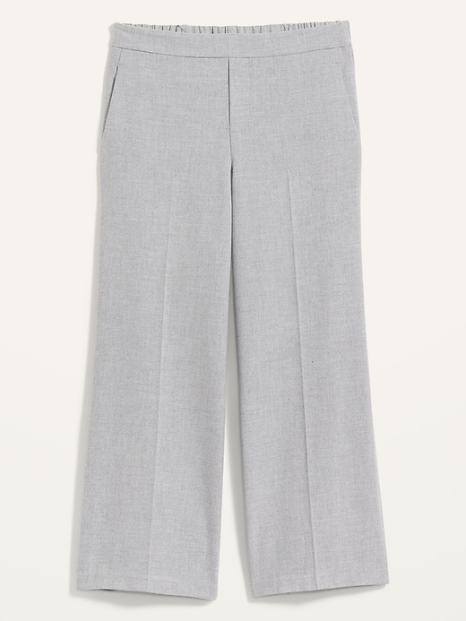 Image number 4 showing, Mid-Rise Pull-On Wide-Leg Pants for Women