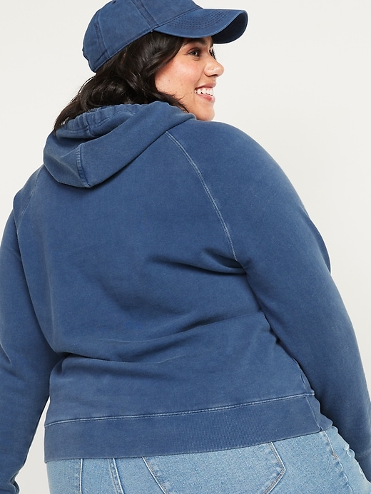 Image number 2 showing, Vintage Mineral-Dyed Plus-Size Pullover Hoodie