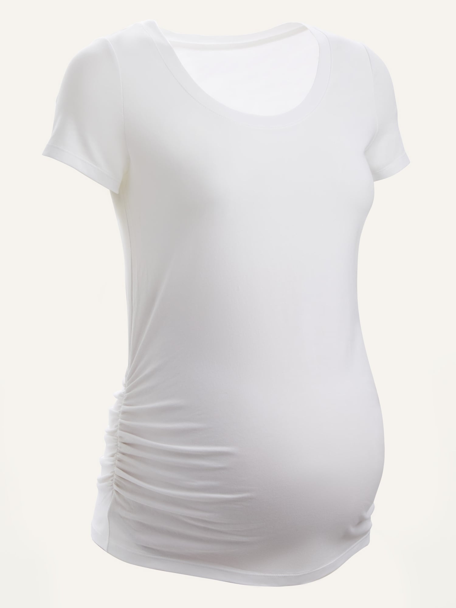 Oldnavy Maternity Scoop-Neck Side-Shirred T-Shirt