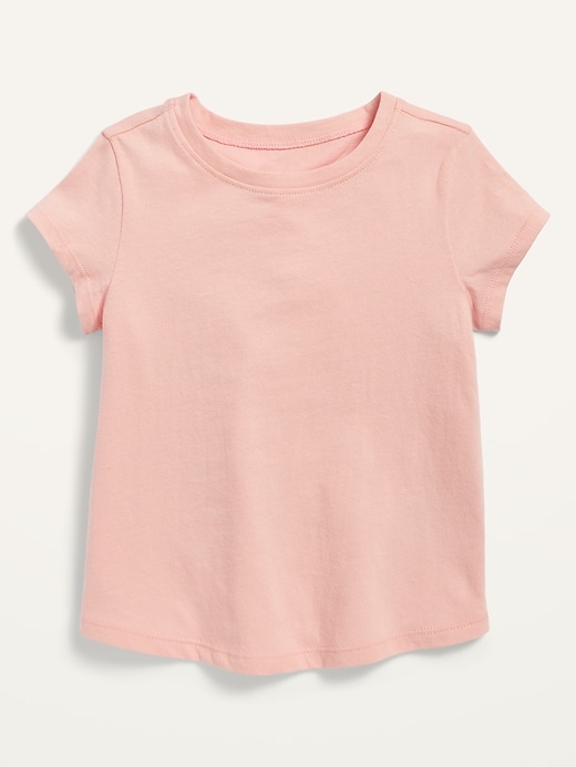Old Navy Unisex Solid Short-Sleeve T-Shirt for Toddler. 1