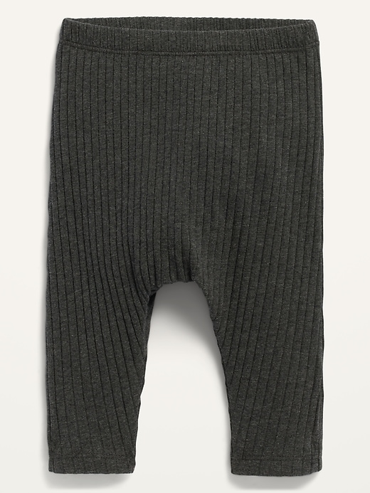 View large product image 1 of 1. U-Shaped Rib-Knit Pull-On Pants for Baby