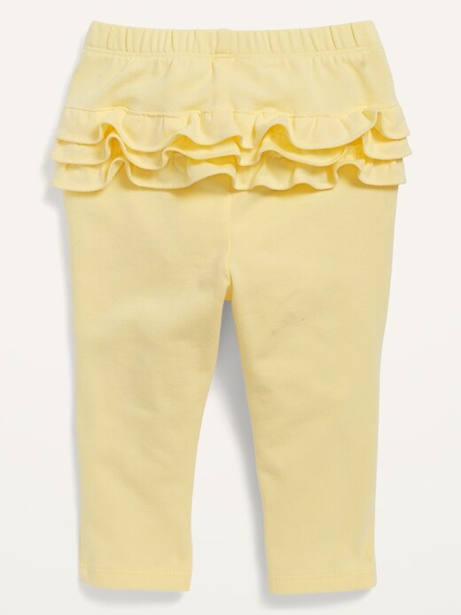 View large product image 1 of 1. Solid Ruffle-Trim Leggings for Baby