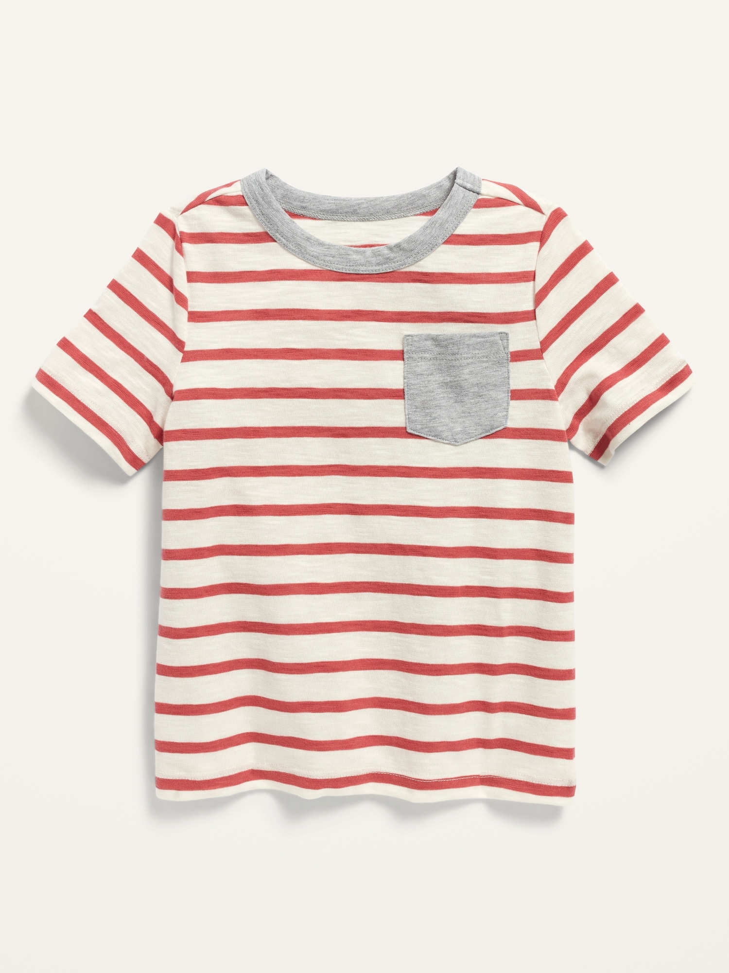 Short-Sleeve Slub-Knit Pocket Tee for Toddler Boys | Old Navy