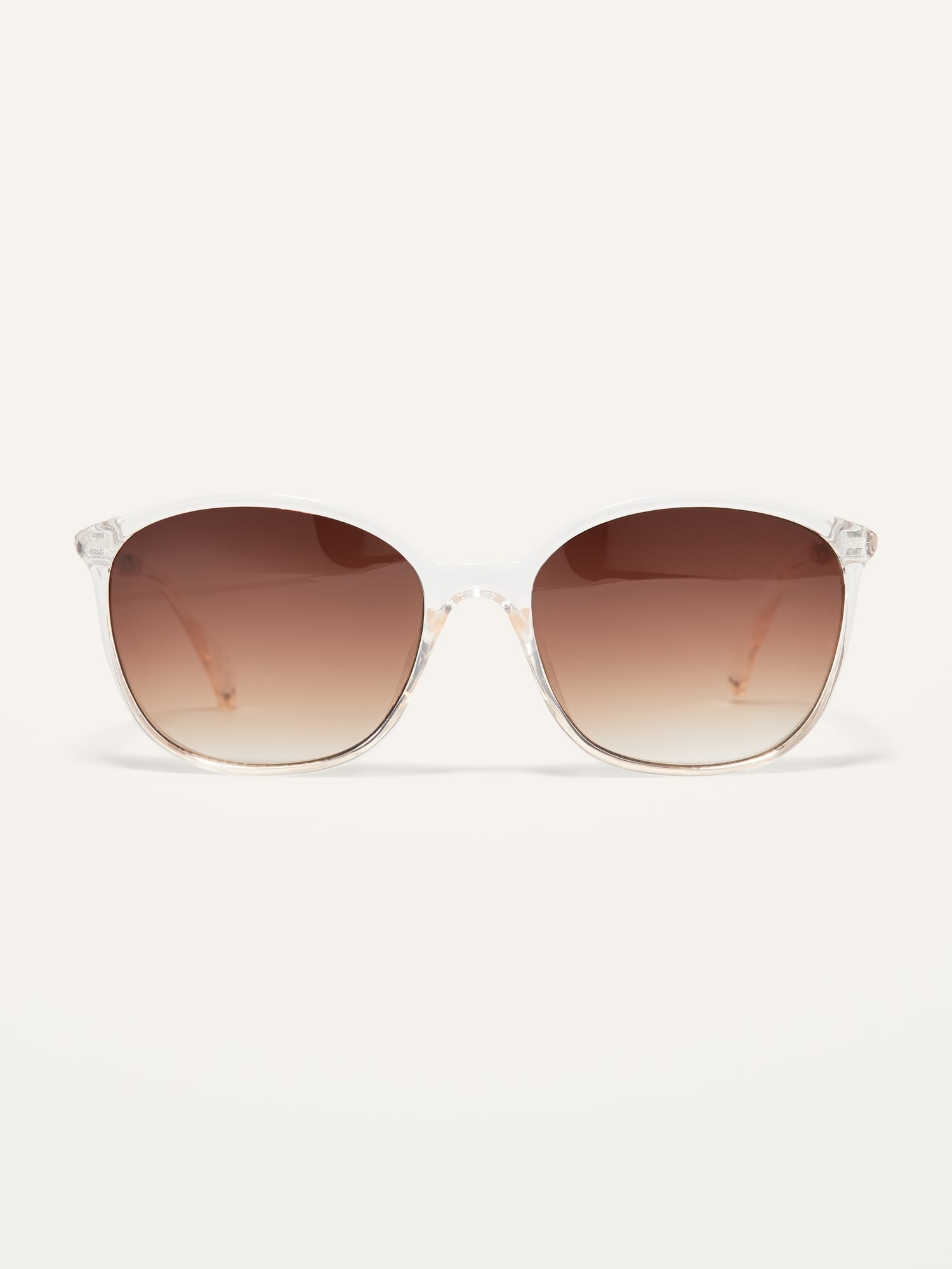 Round Cat-Eye Metal-Tip Sunglasses For Women | Old Navy
