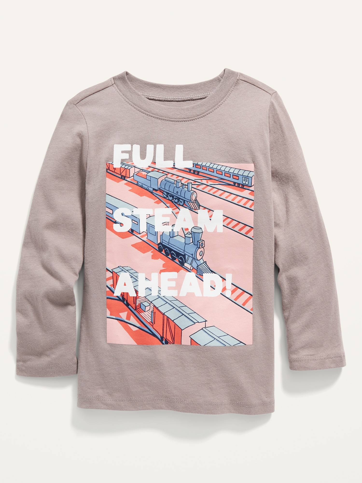 Unisex Long-Sleeve Graphic Tee for Toddler 
