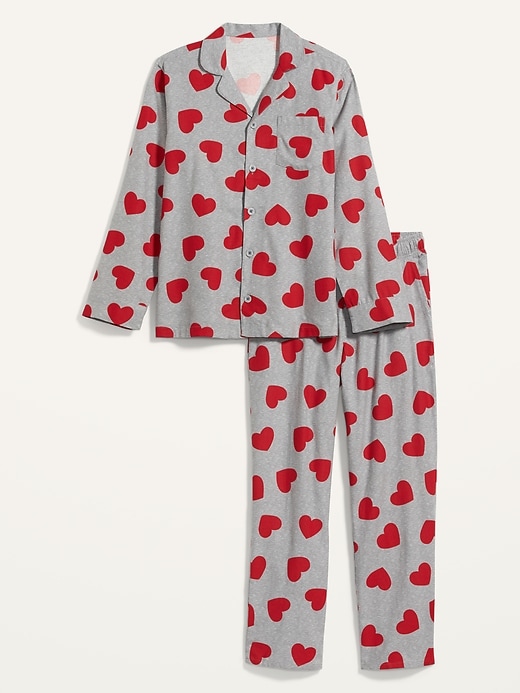 Image number 4 showing, Patterned Flannel Pajama Sets