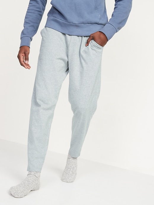 View large product image 1 of 3. Tapered Jersey-Knit Pajama Pants