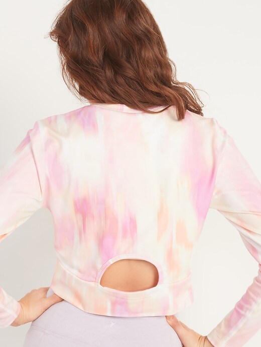 Image number 2 showing, CozeCore Long-Sleeve Crop Tee