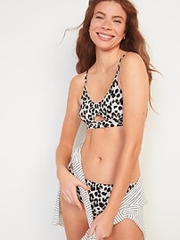 old navy keyhole swim top