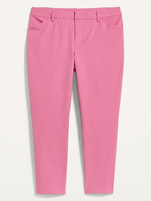 Image number 4 showing, High-Waisted Secret-Smooth Pockets Plus-Size Pixie Pants