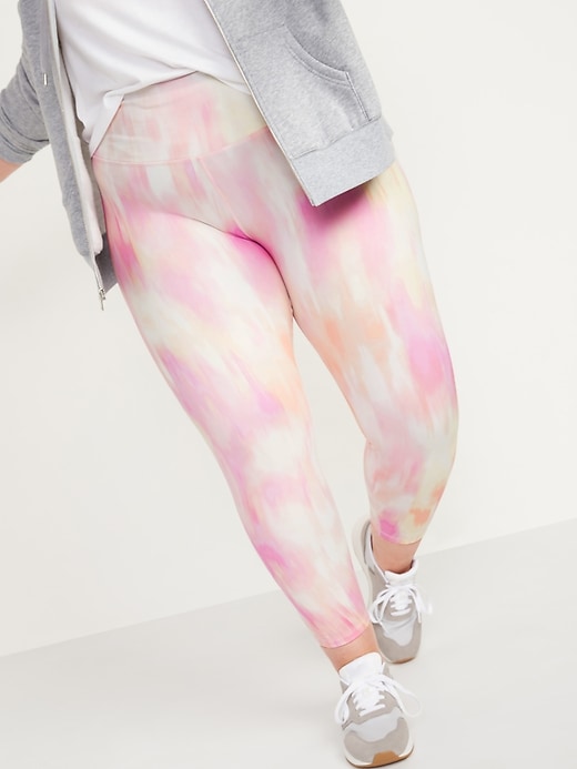 View large product image 1 of 2. High-Waisted CozeCore 7/8-Length Plus-Size Leggings