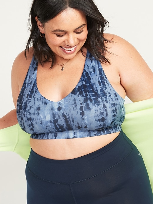 Image number 1 showing, Light Support Strappy Plus-Size Sports Bra