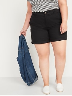 womens plus size shorts 7 inch inseam