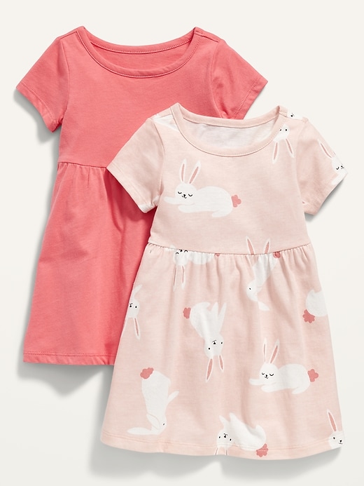 View large product image 1 of 2. 2-Pack Jersey Dress for Baby