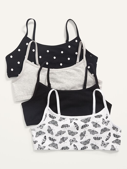 Old Navy Printed Cami Bra 4-Pack for Girls. 1