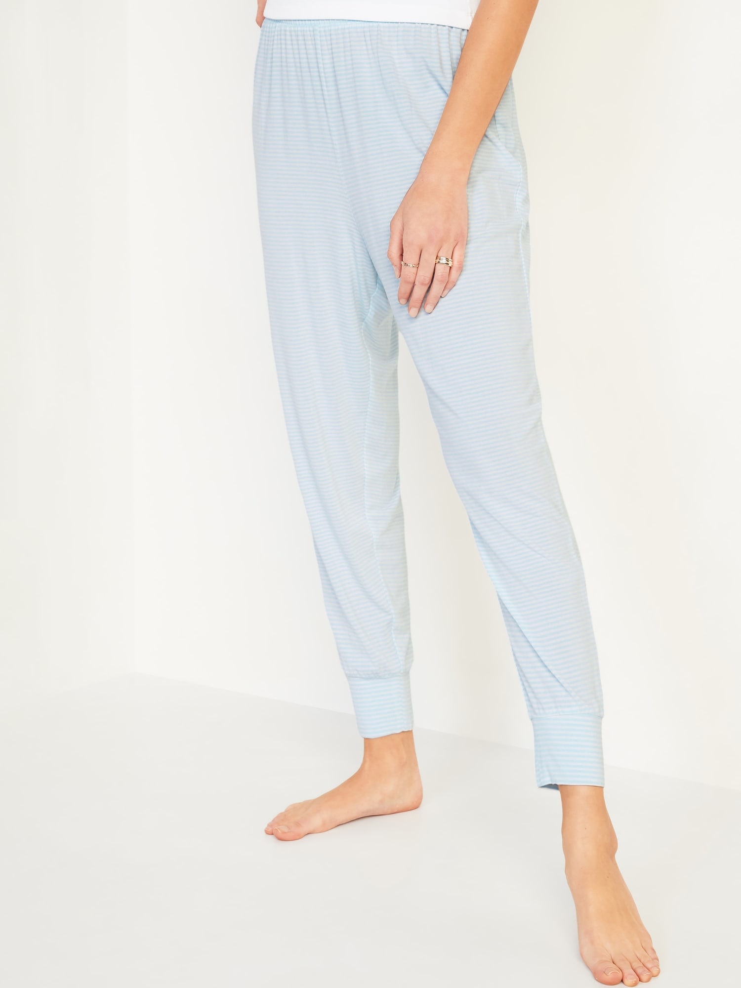 High-Waisted Sunday Sleep Ultra-Soft Jogger Pajama Pants for Women, Old  Navy