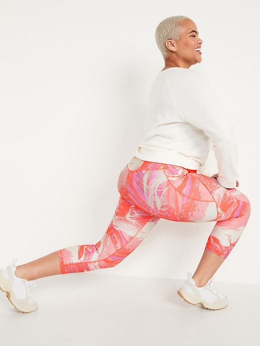 Image number 4 showing, High-Waisted PowerSoft Crop Leggings for Women
