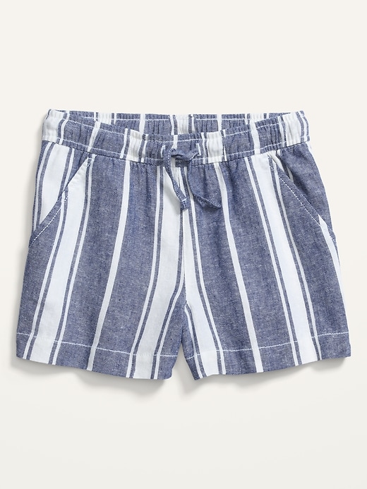 Old Navy Printed Linen-Blend Shorts for Girls. 1