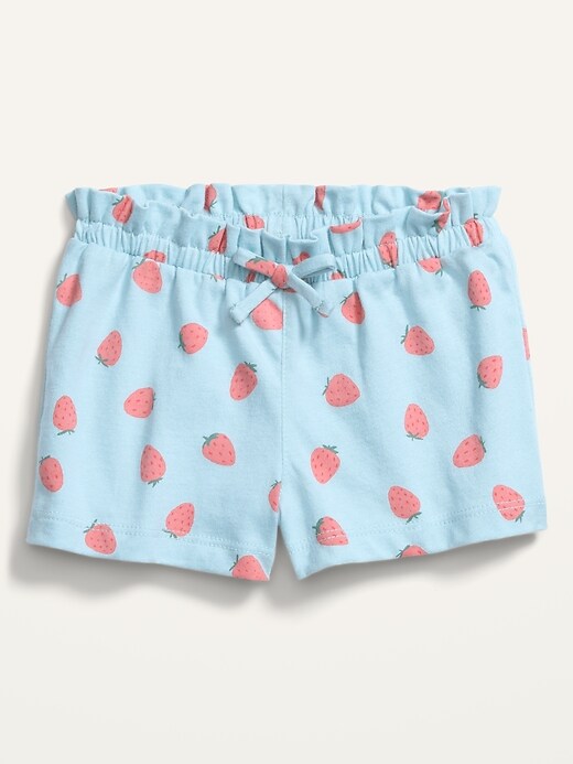 View large product image 1 of 1. Printed Pull-On Jersey-Knit Shorts for Baby