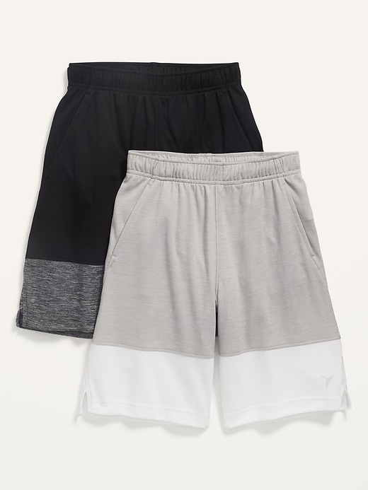 View large product image 1 of 1. Go-Dry Mesh Basketball Shorts 2-Pack For Boys