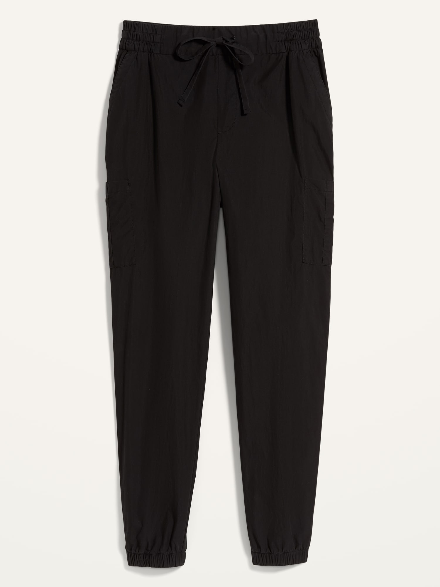 High-Waisted Poplin Tapered Jogger Cargo Pants for Women | Old Navy