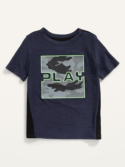 View large product image 1 of 1. Moisture-Wicking Graphic Tee for Toddler Boys