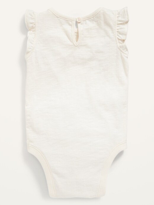 Unisex RuffleSleeve Bodysuit for Baby Old Navy