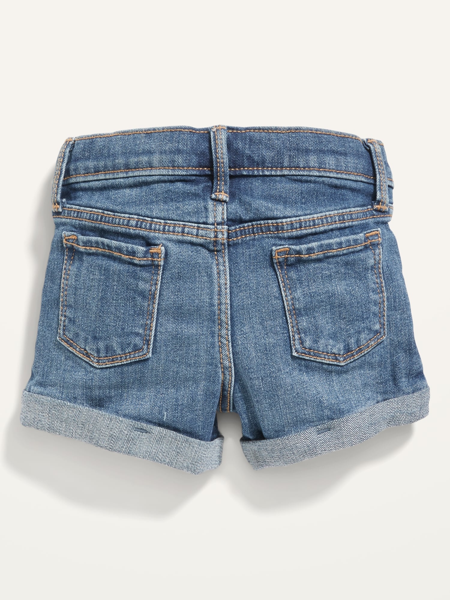 MediumWash Distressed Jean Shorts for Toddler Girls Old Navy