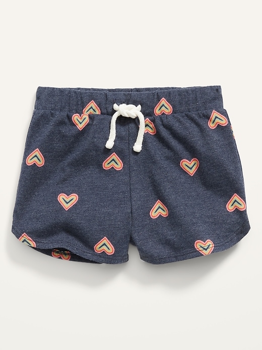 View large product image 1 of 2. Printed Pull-On Jersey Shorts for Toddler Girls