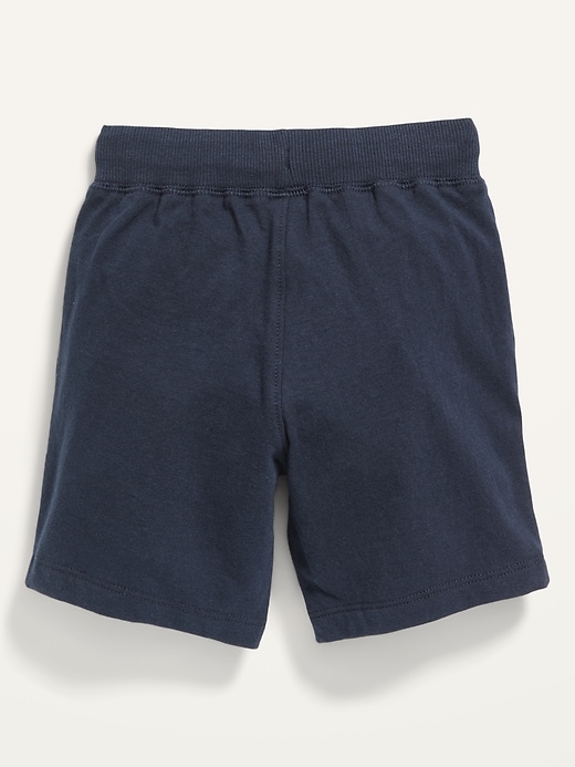 View large product image 2 of 2. Rib-Knit-Waist Functional-Drawstring Shorts for Toddler Boys