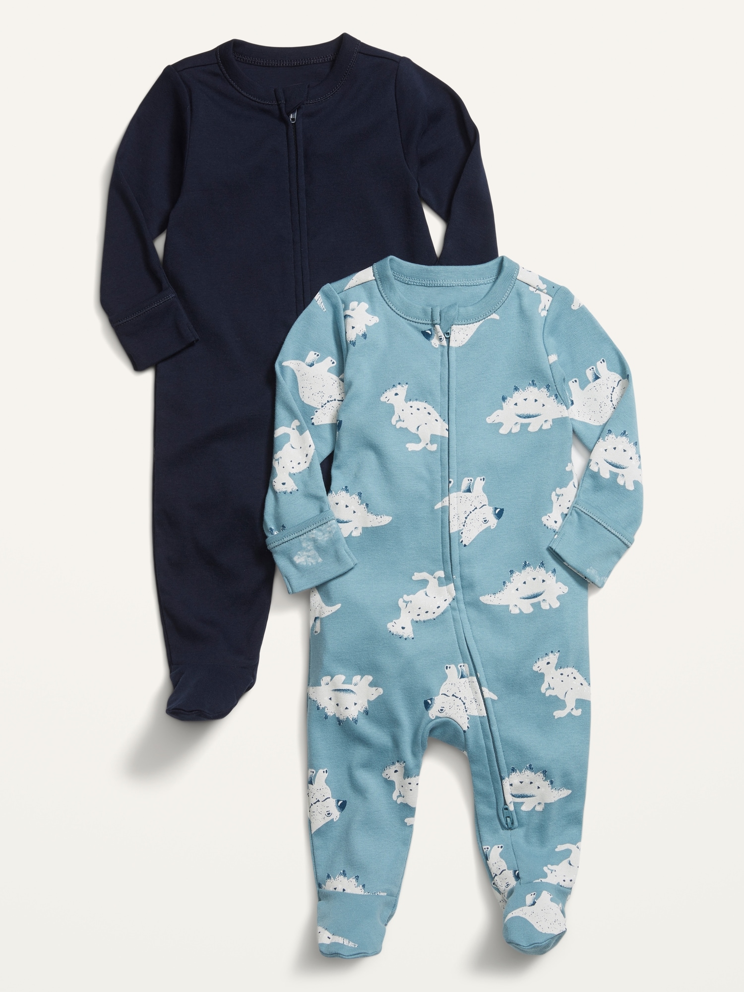 Unisex Sleep & Play One-Piece 2-Pack for Baby