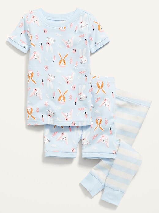 View large product image 1 of 1. Unisex 3-Piece Pajama Set for Toddler & Baby