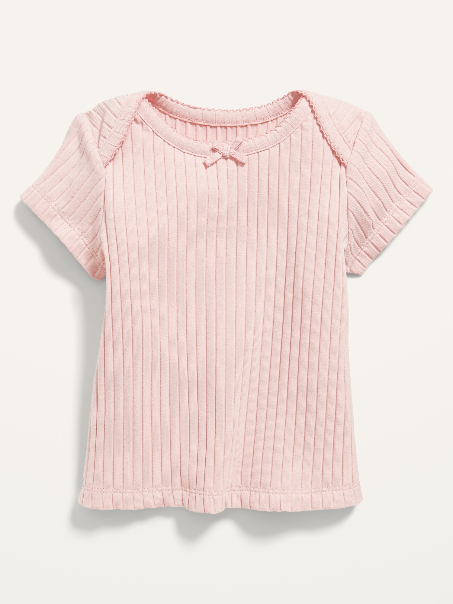 Short-Sleeve Rib-Knit Top for Baby