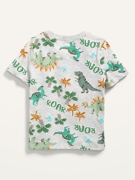 View large product image 2 of 2. Vintage Unisex Dino-Graphic Crew-Neck Tee for Toddler