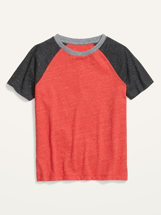 View large product image 1 of 1. Vintage Color-Block Raglan T-Shirt for Boys