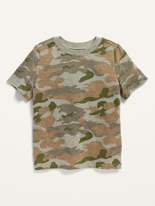 View large product image 1 of 1. Vintage Unisex Short-Sleeve Camo T-Shirt for Toddler